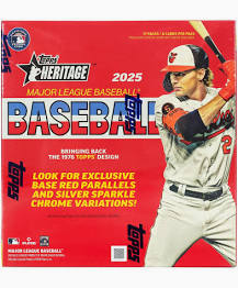2025 Topps Heritage Baseball Mega Box