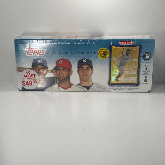 2010 Topps Target Baseball Complete Set 661 Cards Babe Ruth