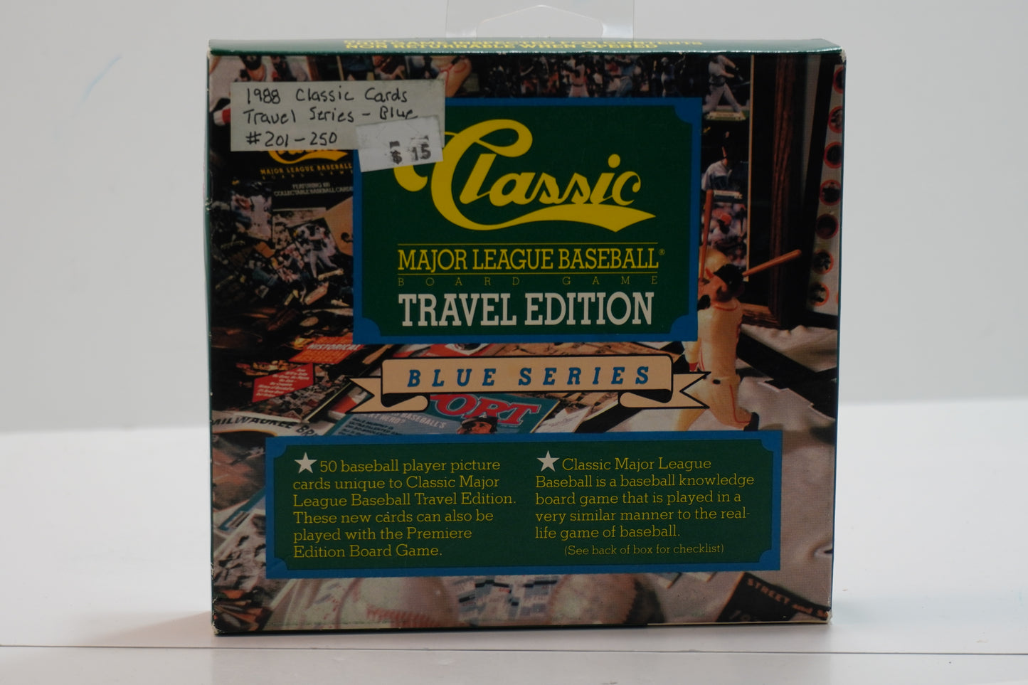 1988 CLASSIC GAMES BASEBALL TRAVEL EDITION BLUE SERIES 50 CARD SET SEALED