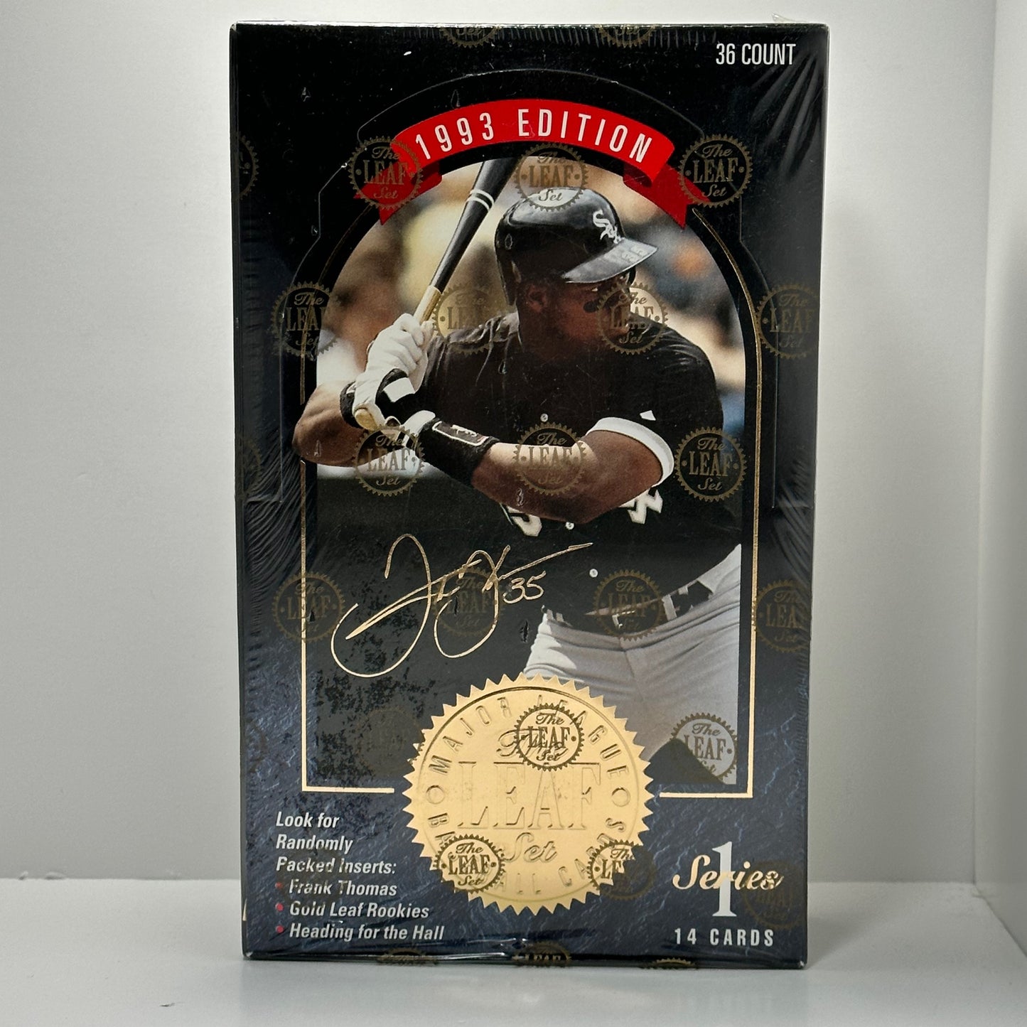 1993 Leaf Baseball Series 1 Factory Sealed Wax Box 36 Packs