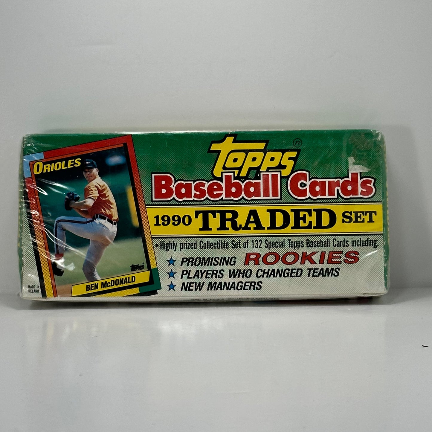 1990 Topps Traded Complete Baseball Card Set NEW Factory Sealed Box 132 Cards