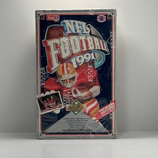1991 Upper Deck NFL Football Premiere Edition Find The Montana Factory Sealed