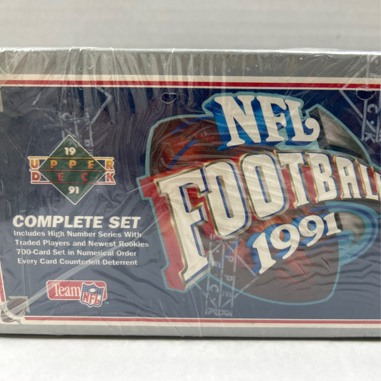 1991 Upper Deck Football Complete Set Sealed