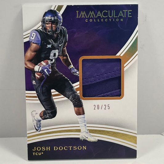 2016 Panini Immaculate Collegiate Josh Doctson #7 Relic /25