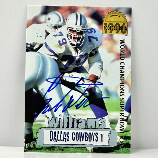 1996 Collector's Edge Cowboybilia Auto #DCA-18 Erik Williams Cowboys #d /4000