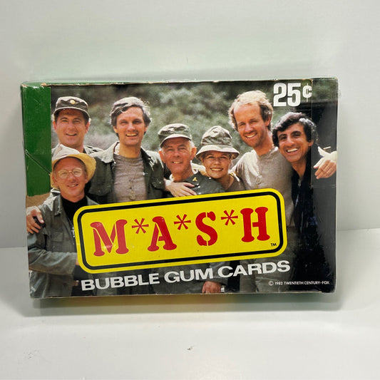 1982 Donruss Mash Bubble Gum Cards Sealed Box
