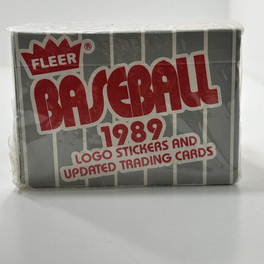 1989 Fleer Baseball MLB Cards Box 132 Cards Factory Sealed