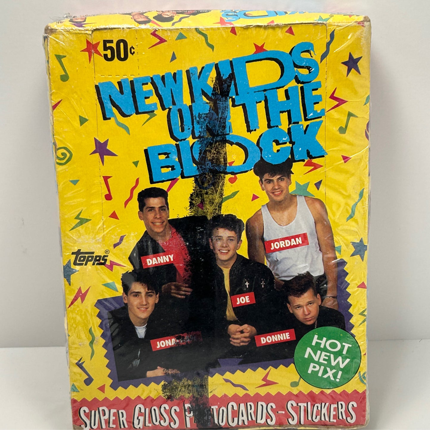 1989 Topps New Kids On The Block Trading Cards Wax Box