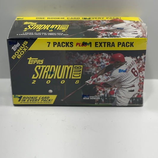 2008 Topps Stadium Club Baseball Bonus Box