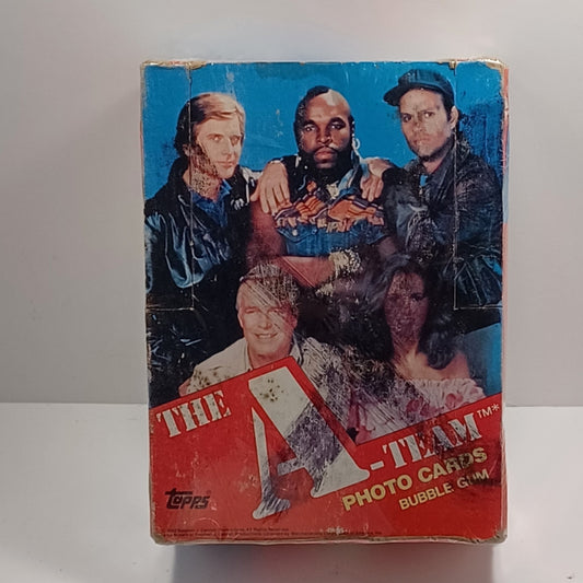 1983 Topps The A-Team Photo Cards and Bubble Gum Sealed Box