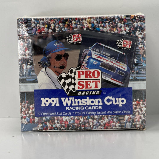 1991 Pro Set Racing Winston Cup Factory sealed Box 36 packs