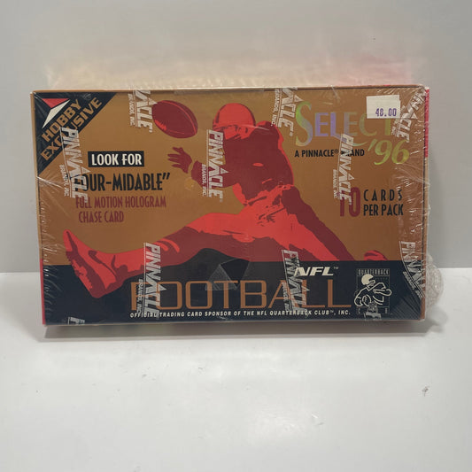 1996 Pinnacle Select NFL Football Sealed Hobby Box Artist Proofs Marino Sanders