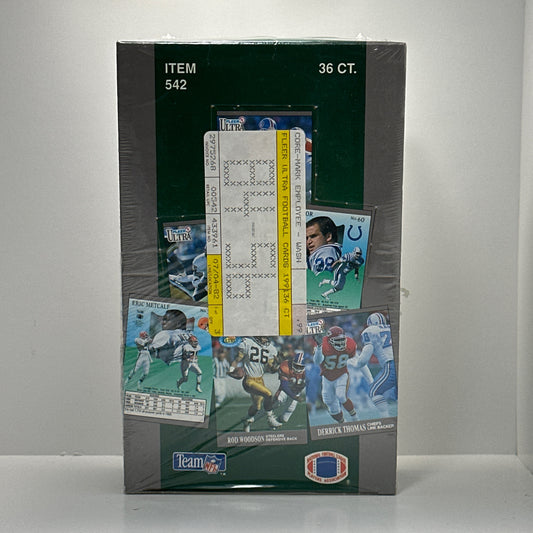 1991 Fleer Ultra Football - Factory Sealed Box (36 Packs) Brett Favre Rookie RC