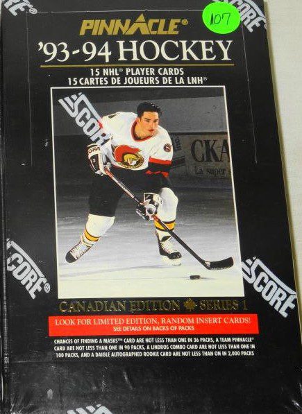 1993-94 Pinnacle Hockey Series 1 Sealed Box - Canadian Edition