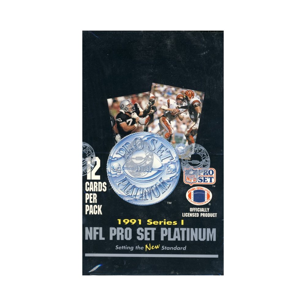 1991 PRO SET PLATINUM NFL Series 1 Factory Sealed BOX 36 Packs NEW