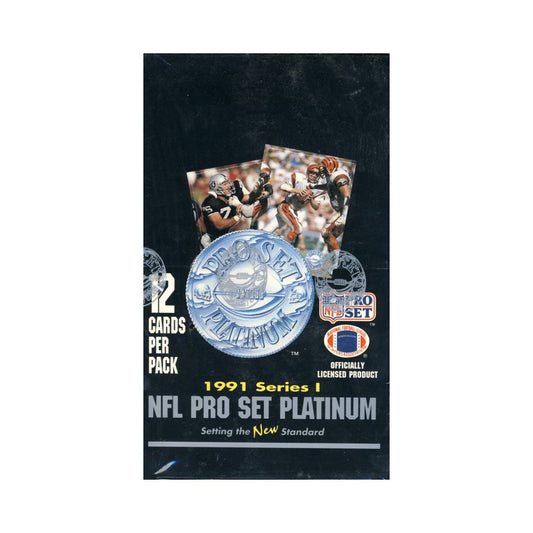 1991 PRO SET PLATINUM NFL Series 1 Factory Sealed BOX 36 Packs NEW