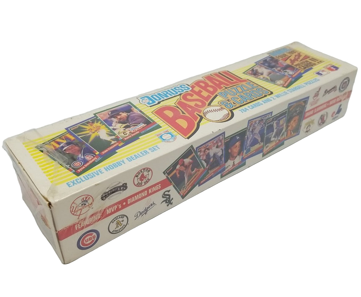 1991 DONRUSS BASEBALL COMPLETE FACTORY SEALED HOBBY LEAF PREVIEW HOBBY SET