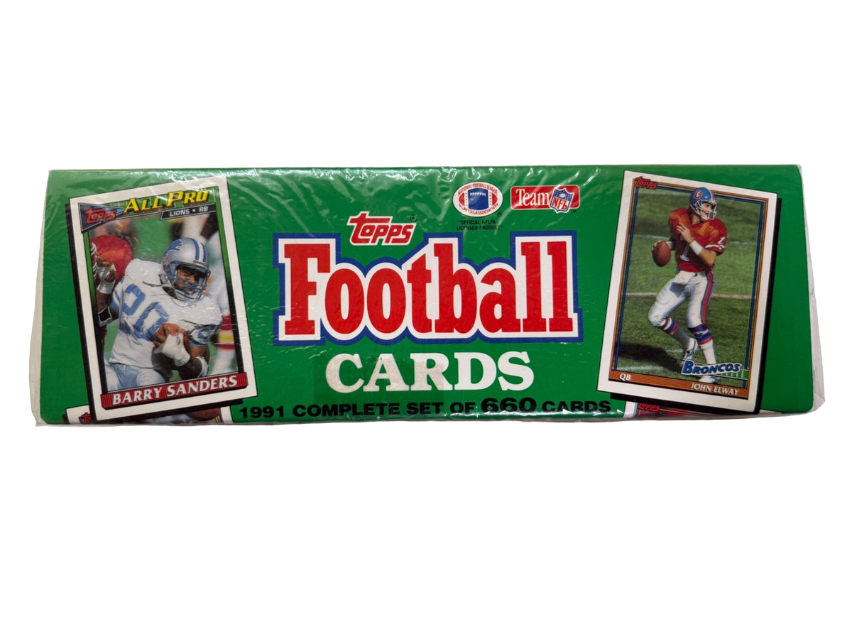 1991 Topps NFL Football Complete Set of 660 Cards - Factory Sealed