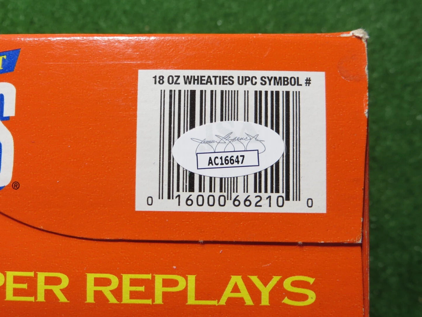 ROGER STAUBACH DALLAS COWBOYS WHEATIES SIGNED Super Bowl VI CEREAL BOX JSA