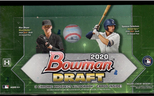 2020 Bowman Draft Baseball Hobby Jumbo Box