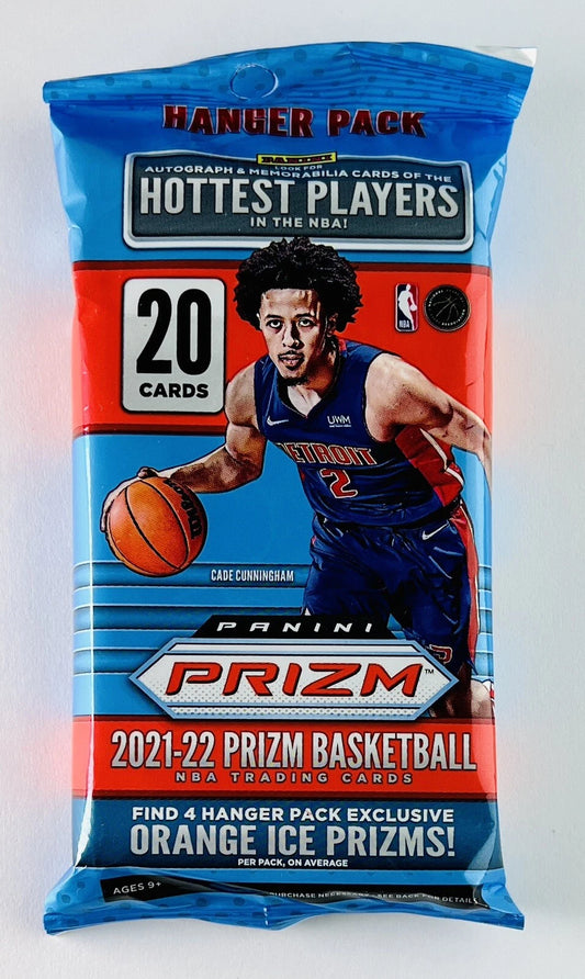 2021-22 Panini Prizm Basketball 20 Card Hanger Pack
