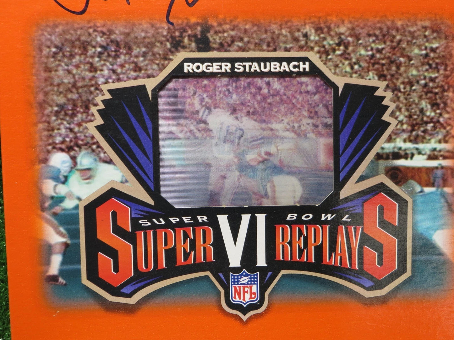 ROGER STAUBACH DALLAS COWBOYS WHEATIES SIGNED Super Bowl VI CEREAL BOX JSA