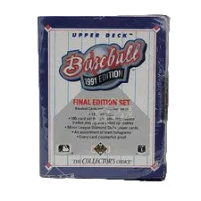 1991 Upper Deck Baseball Cards Final Edition Set The Collector's Choice Box
