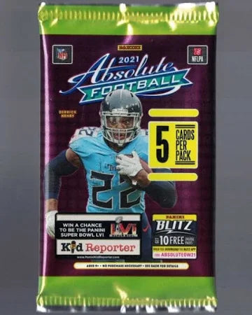 2021 Panini Absolute Football Gravity Feed Pack