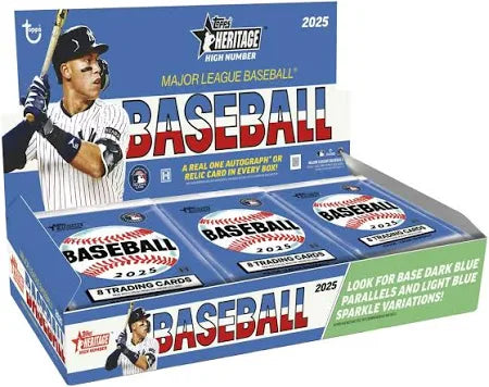2025 Topps Heritage High Number Baseball Hobby Box