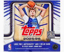 2025-26 Topps Basketball Jumbo Hobby Box