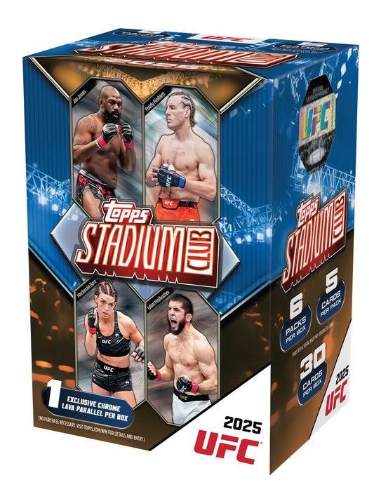 2025 Topps Stadium Club UFC 6-Pack Retail Blaster