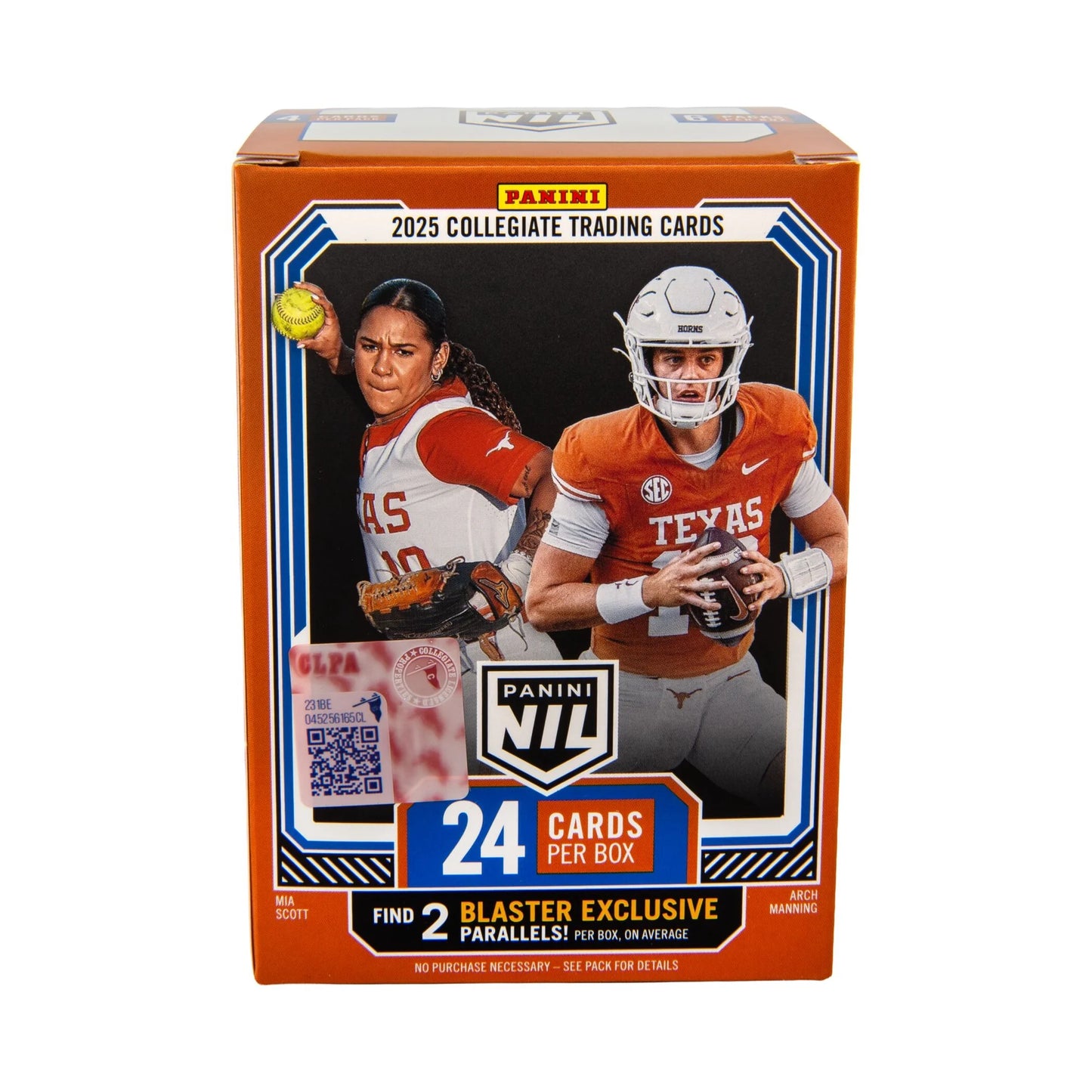 2025 Panini University of Texas NIL Trading Card Box Blaster