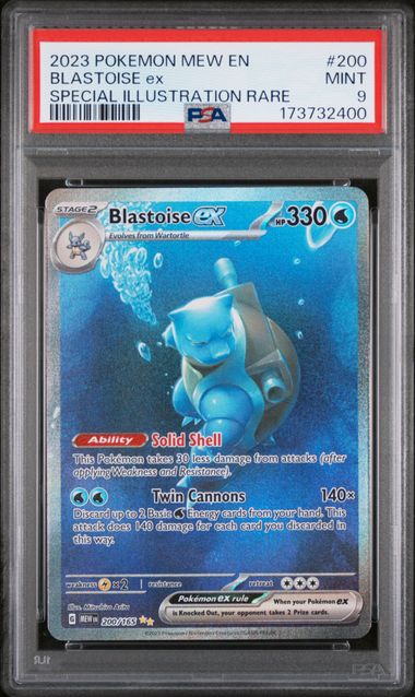 2023 Pokemon - Blastoise ex (SIR) - 200/165 S&V 151 PSA 9