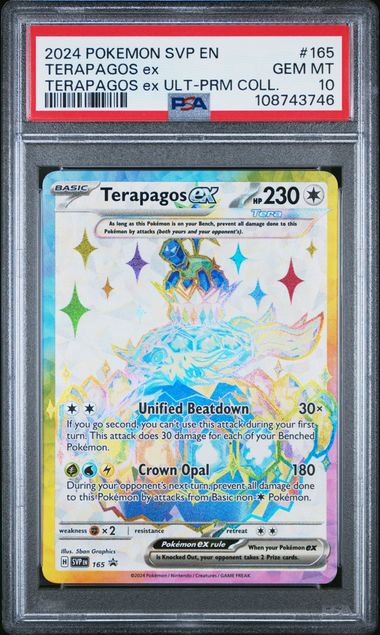 2024 Pokemon - Terapagos ex (Promo) - SVP165 Ultra Premium Coll. PSA 10